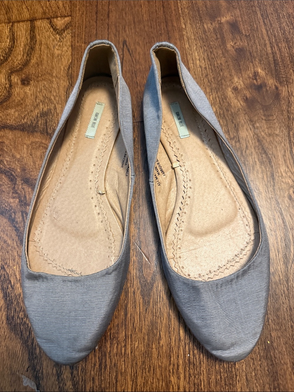 Kimchi Gray Slip-On Ballet Flats